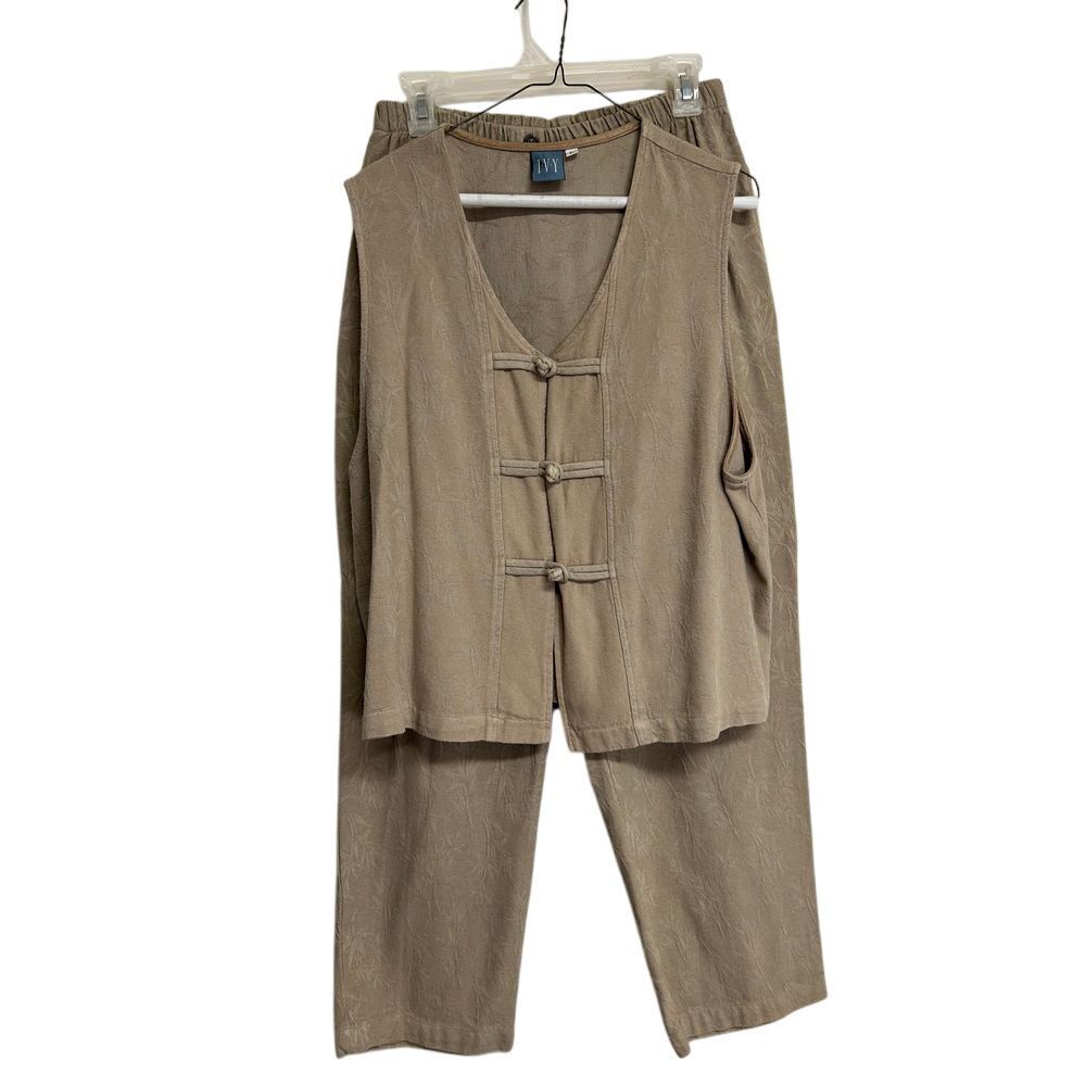 IVY‎ Brown Matching Outfit Set Women's Size Large